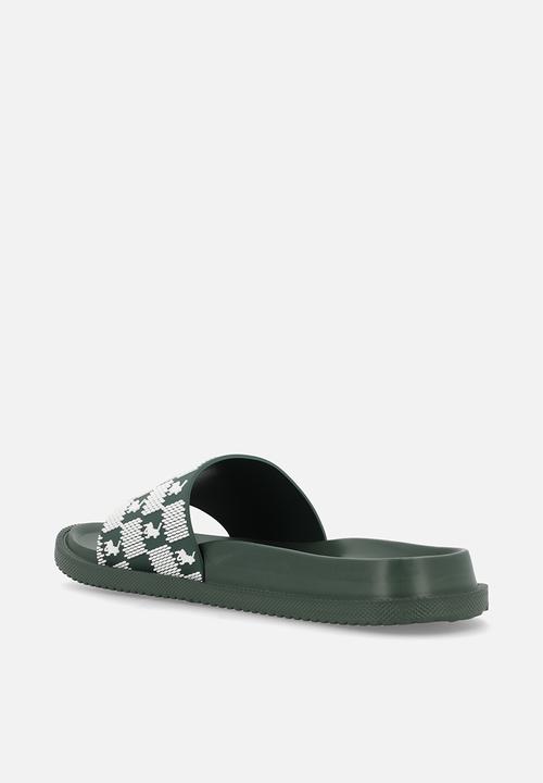 POLO - Monogram Moulded Slide - Green