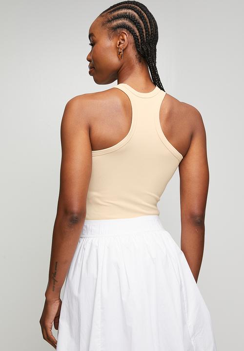 Steve Madden - Ladies alina high neck bodysuit - neutral