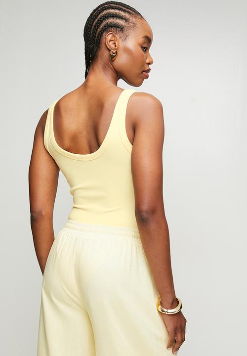 Steve Madden - Ladies bianca bodysuit - soft yellow