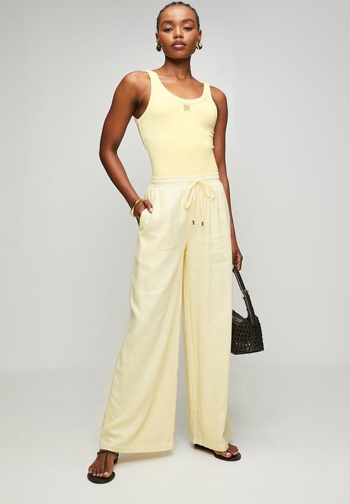 Steve Madden - Ladies bianca bodysuit - soft yellow