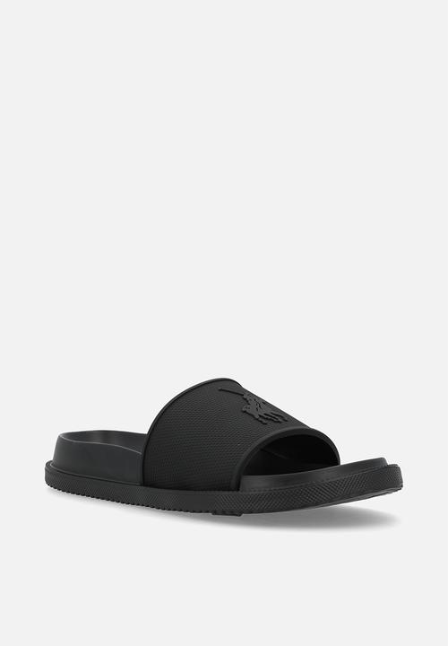 POLO - Pony moulded pool slide - black