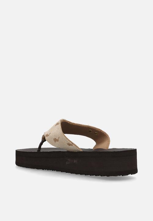 POLO - Wmn flatform slide - stone