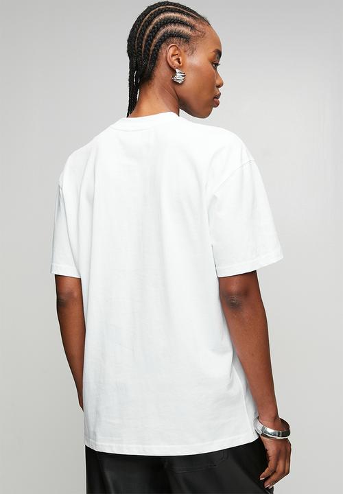 Steve Madden - Ladies jules oversized t-shirt - white