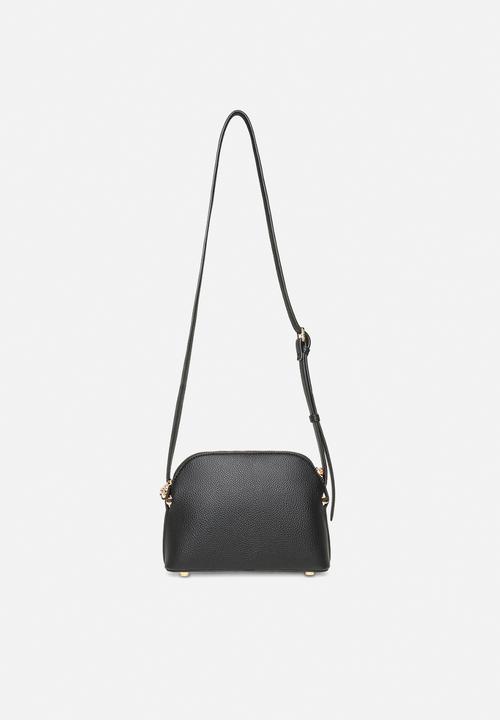 Anne Klein - Dome Crossbody with Detachable Card Case - Black