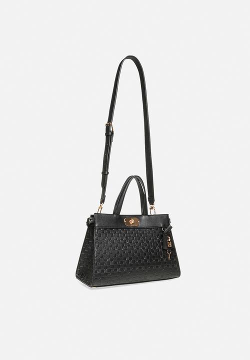 Anne Klein - Satchel w/ Detachable Strap - Black