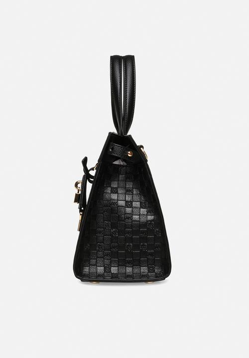 Anne Klein - Satchel w/ Detachable Strap - Black