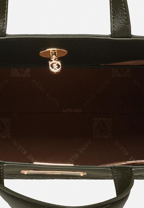 Anne Klein - Satchel w/ Detachable Strap - Caper