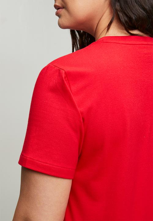 POLO - Wmn allie ss t-shirt - red