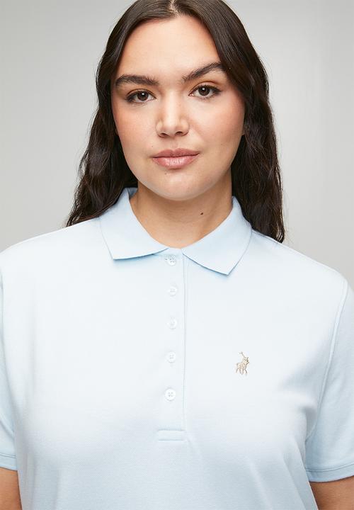 POLO - Wmn margot ss golfer - blue grey