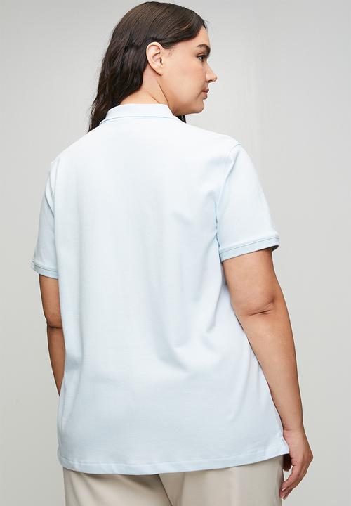 POLO - Wmn margot ss golfer - blue grey