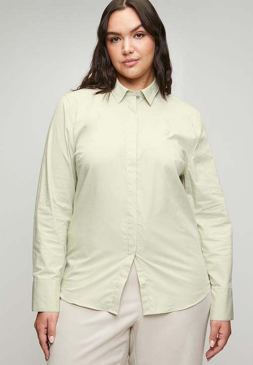 POLO - Wmn jamie ls shirt - cool sage