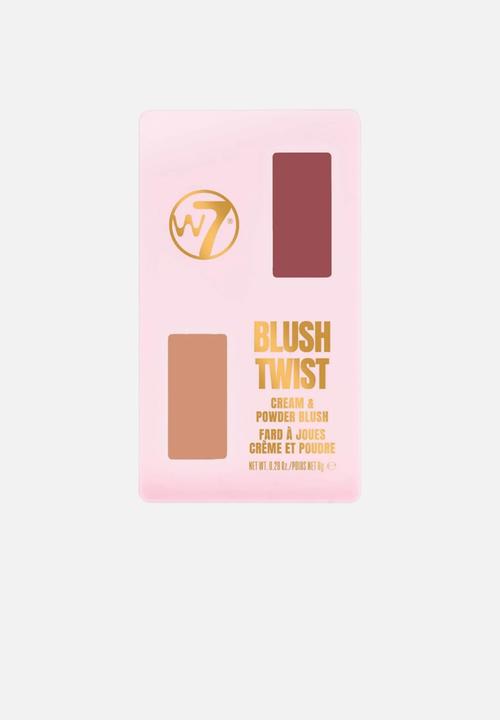 W7 Cosmetics - Blush Twist - Cream & Powder Blush 8g - Beautiful Chaos