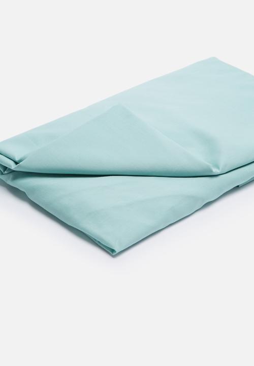 Sixth Floor - Polycotton fitted sheet - duck egg