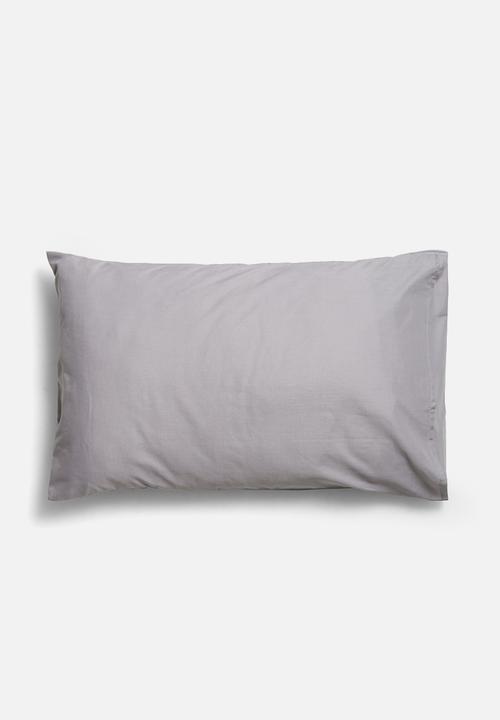 Sixth Floor - Polycotton pillowcase set - grey