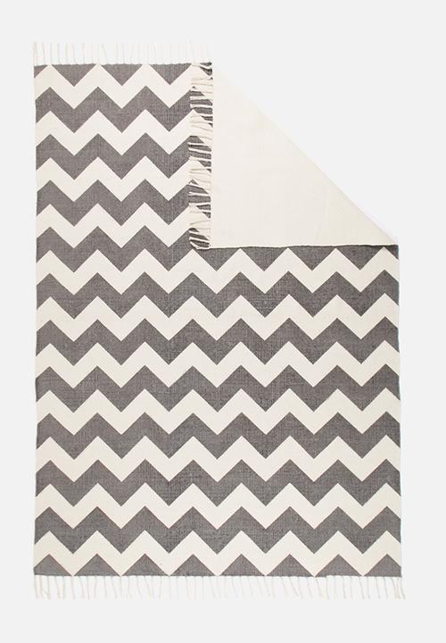 Sixth Floor - Chehalis printed rug - grey