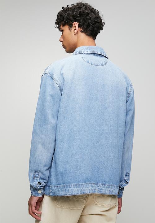 Steve Madden - Dylan Denim Shacket - Mid Wash