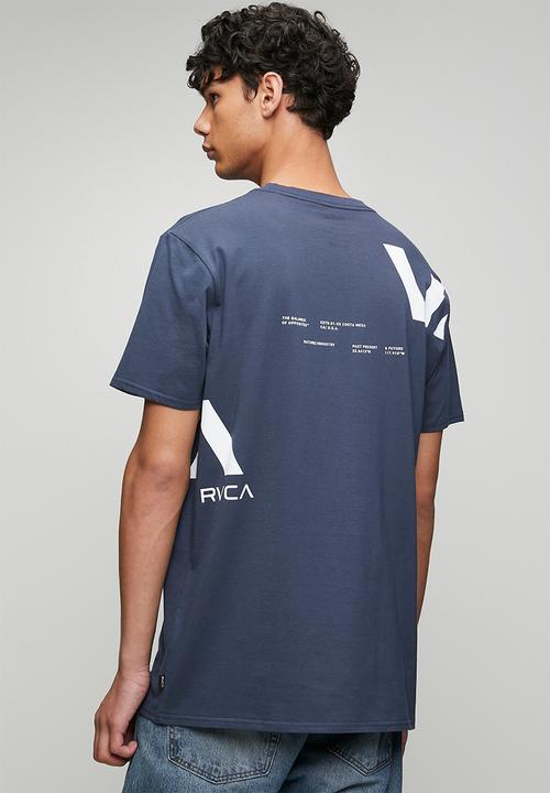 RVCA - VA Divided Graphic T-Shirt - Navy