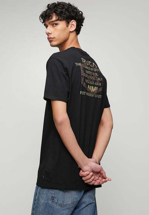 RVCA - Hex Over Graphic T-Shirt - Black