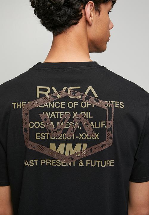 RVCA - Hex Over Graphic T-Shirt - Black