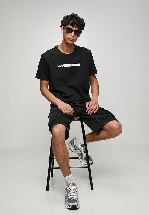 RVCA - RVCA SPORT SHORT SLEEVE - BLACK