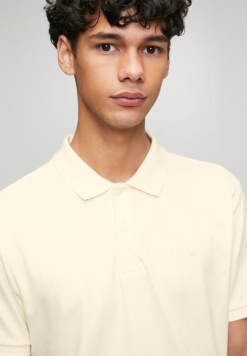 Levi’s® - Sp solid interlock polo - white / off white