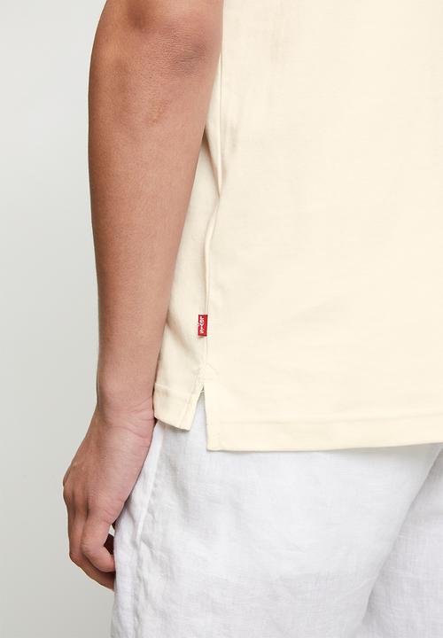 Levi’s® - Sp solid interlock polo - white / off white