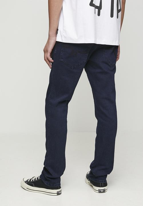 SOVIET - Slim Leg Denim - Blue Black