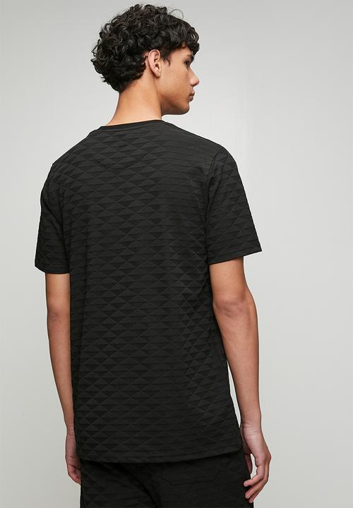 SOVIET - Crew Neck Box Fit Tee-Black