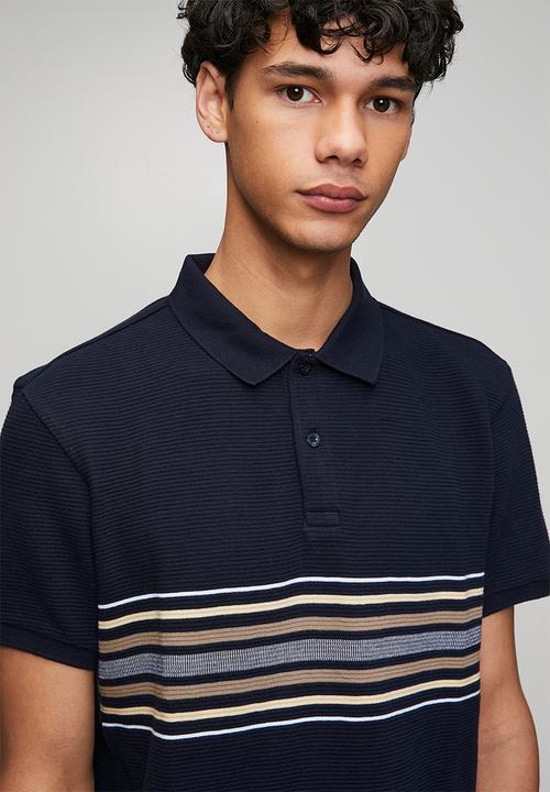 Levi’s® - Ottoman indie stripe polo - navy