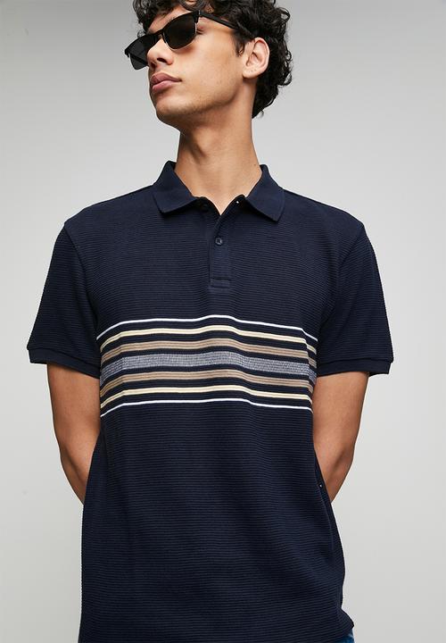 Levi’s® - Ottoman indie stripe polo - navy