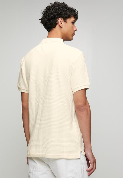 Levi’s® - Ottoman indie stripe polo - white / off white