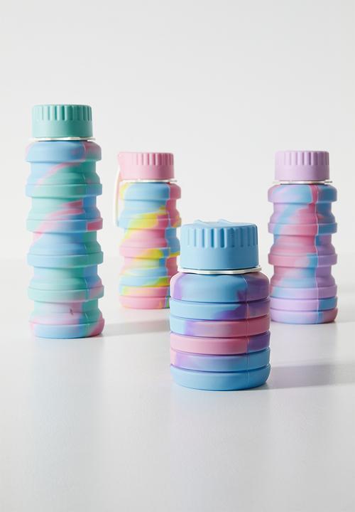 Pop Candy - Silicone foldable water bottle - purple/pink