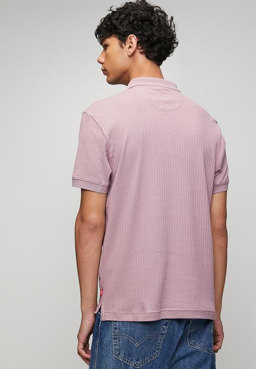 Levi’s® - Classic varigated ribs polo - pink