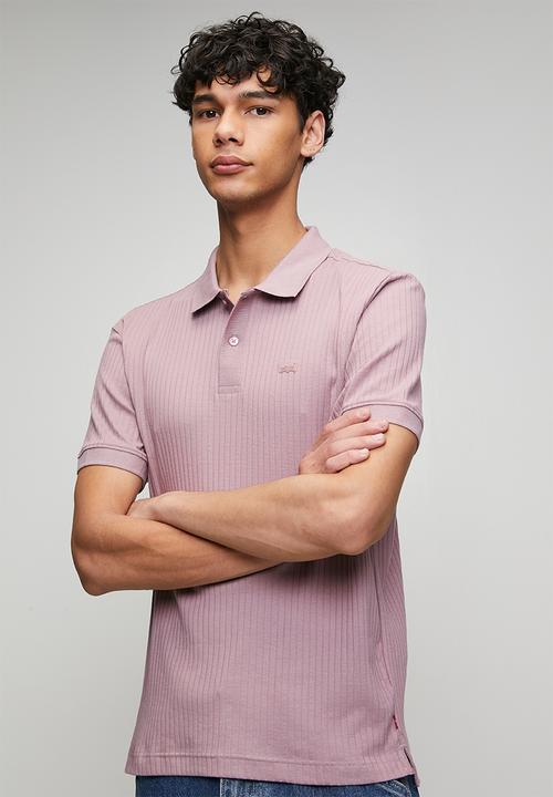 Levi’s® - Classic varigated ribs polo - pink