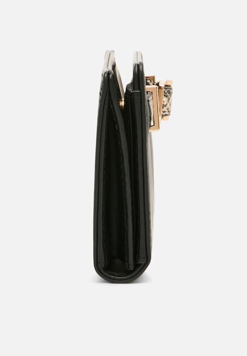 Anne Klein - Bifold Continental - Black/Oatmilk Multi
