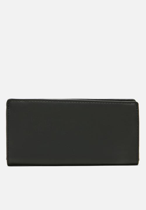 Anne Klein - Bifold Continental - Black/Oatmilk Multi
