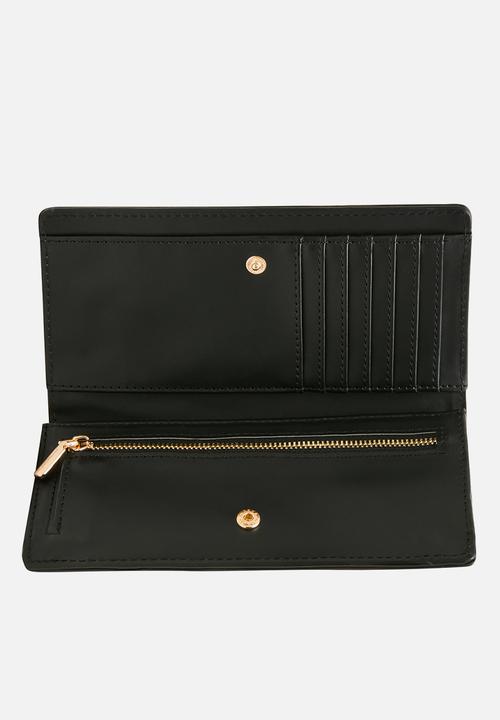Anne Klein - Bifold Continental - Black/Oatmilk Multi