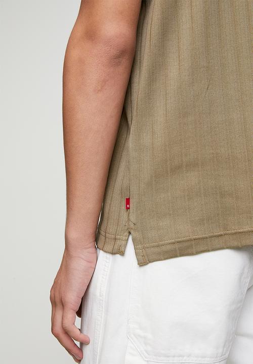 Levi’s® - Varigated ribs polo - brown