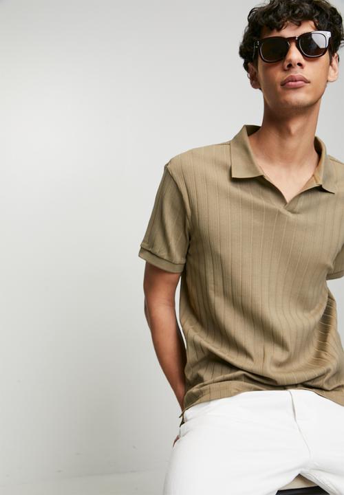 Levi’s® - Varigated ribs polo - brown