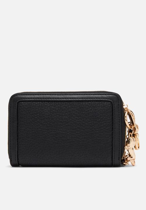 Anne Klein - Double Zip Around w/ Charms - Black
