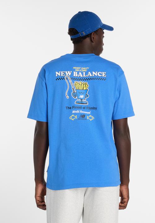 New Balance  - Fish and Chips T-Shirt - Blue
