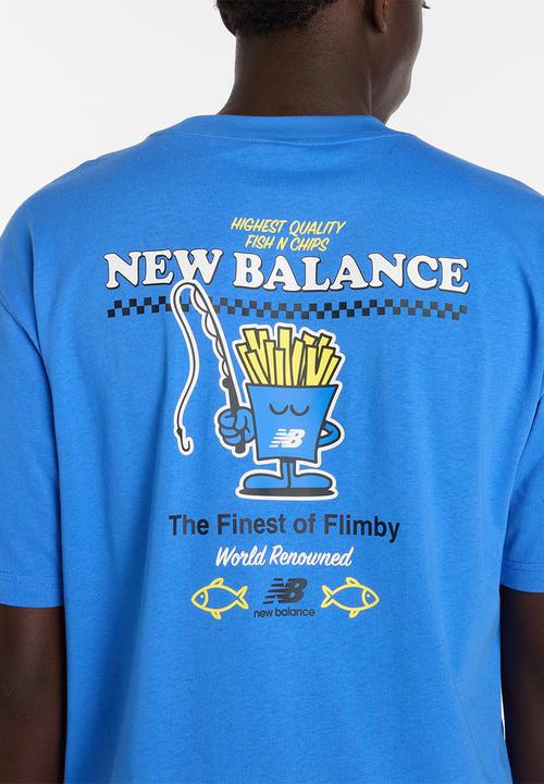 New Balance  - Fish and Chips T-Shirt - Blue