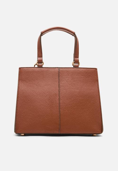 Anne Klein - Satchel w/ Detachable Strap - Hazelnut