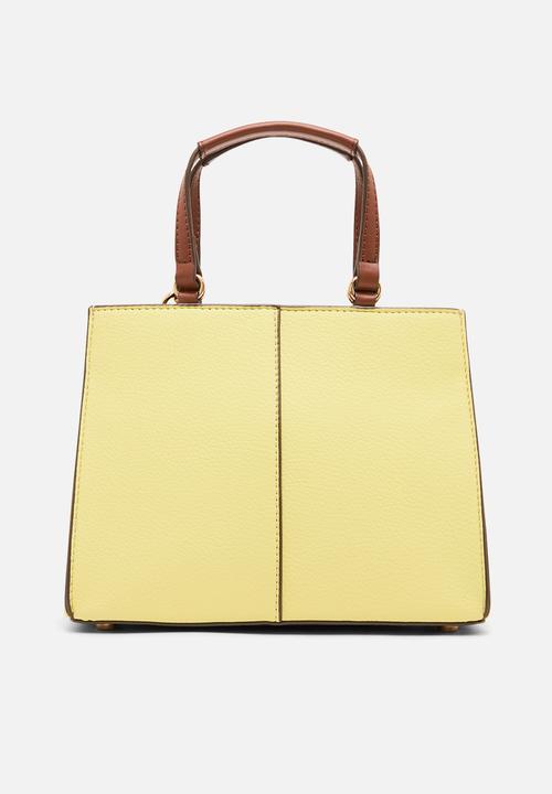 Anne Klein - Satchel w/ Detachable Strap - Vanilla Latte/Hazelnut