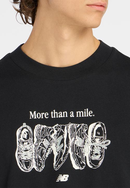 New Balance  - Miler T-Shirt - Black