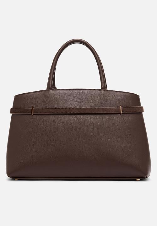 Anne Klein - Satchel Detachable Strap - Espresso