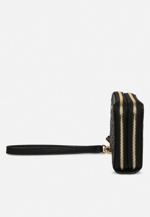 Anne Klein - Double Zip Around - Black