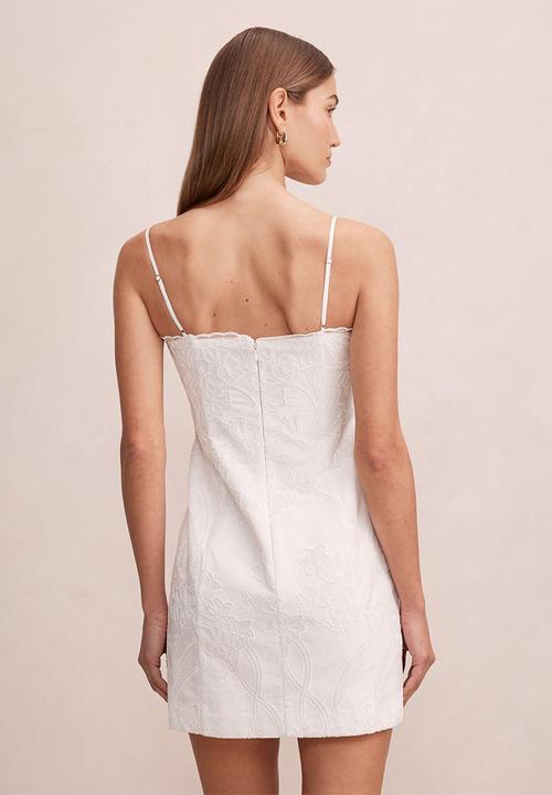 Forever New - Annika all over lace mini dress in porcelain