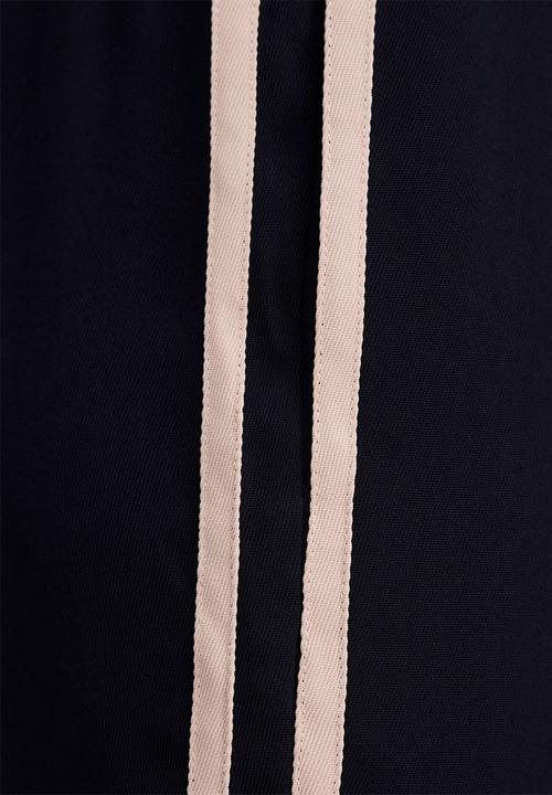 Forever New - Chloe side stripe wide leg pants in navy