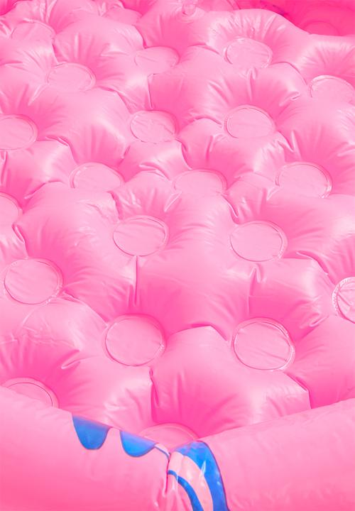 Pop Candy - Sea life printed inflatable pool - hot pink